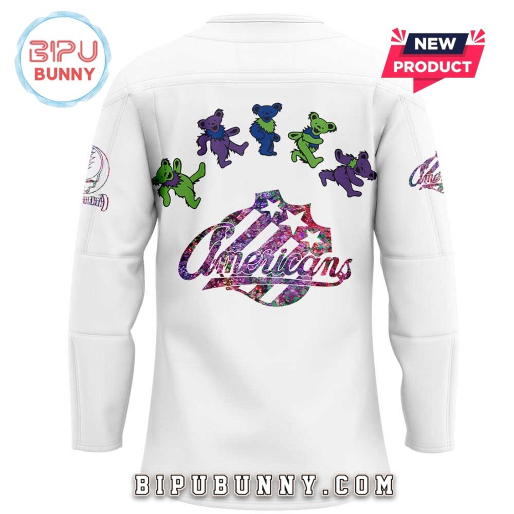 Rochester Americans Grateful Dead Night Hockey Jersey - Image 3