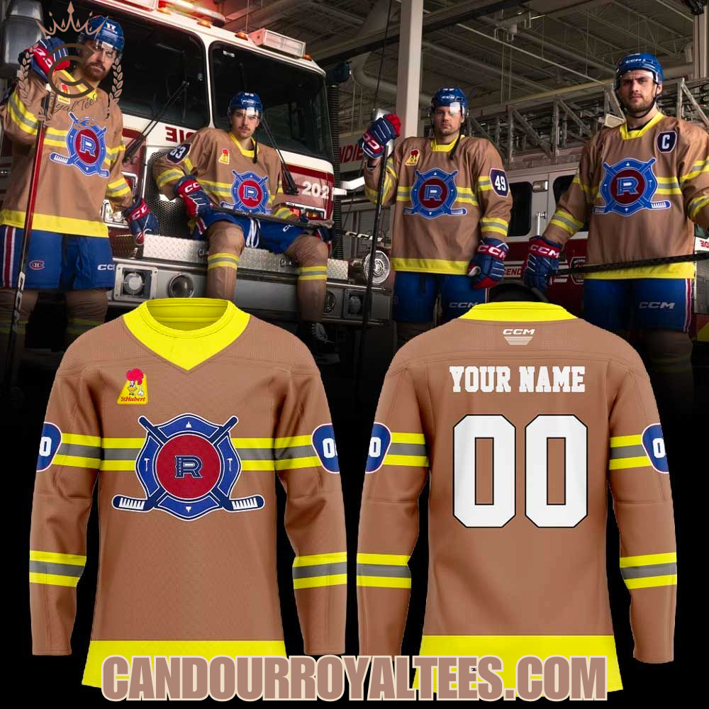 Rocket De Laval Fire Safety Service Hockey Jersey
