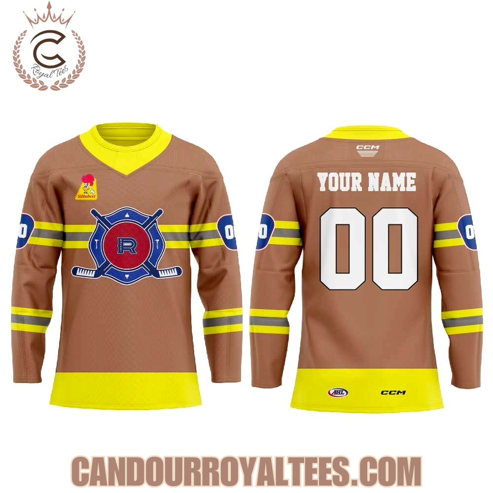 Rocket De Laval Fire Safety Service Hockey Jersey - Image 2