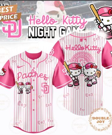 San Diego Padres 2025 Hello Kitty Night Game Limited Edition Baseball Jersey