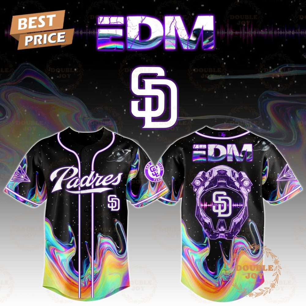 San Diego Padres X Edm Pulsebeat Jersey Galaxy Edition Baseball Jersey