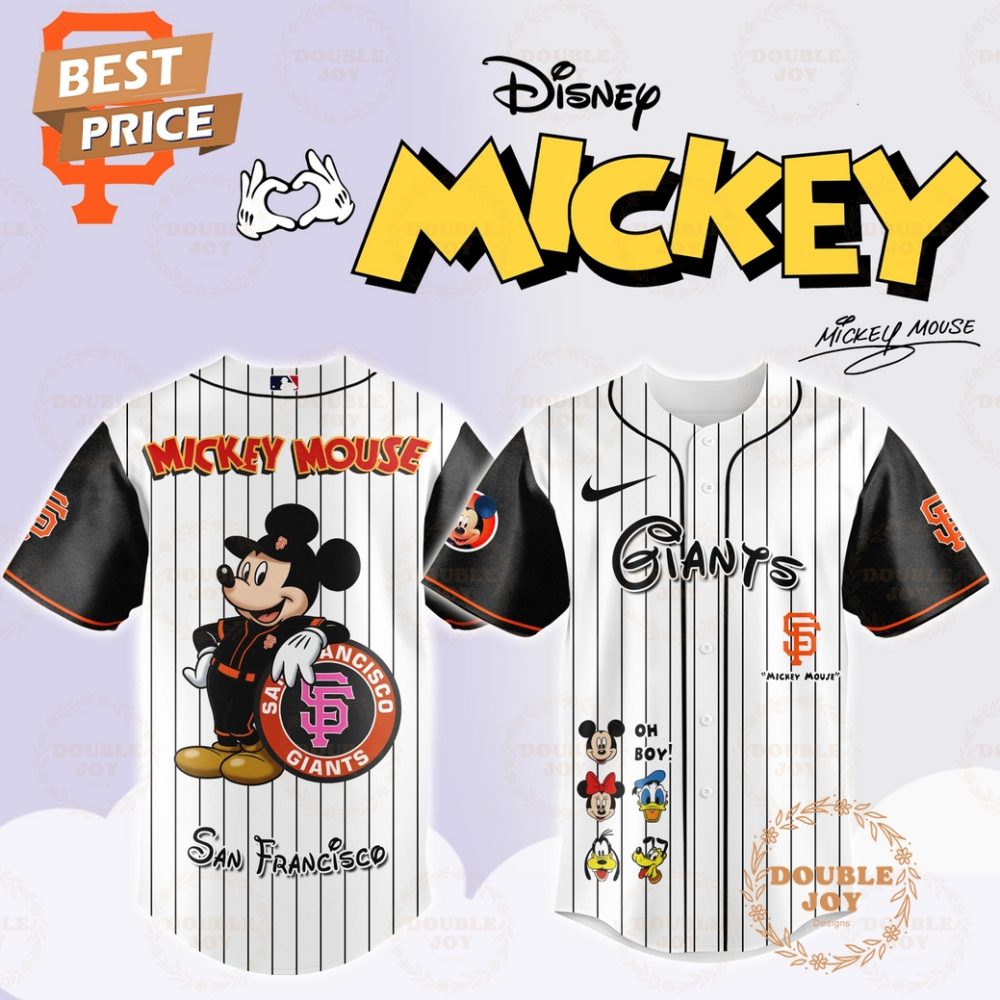 San Francisco Giants Disney Mickey Mouse 2025 Limited Edition Baseball Jersey