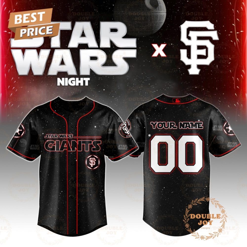 San Francisco Giants Star Wars 2025 Custom Name Limited Edition Baseball Jersey