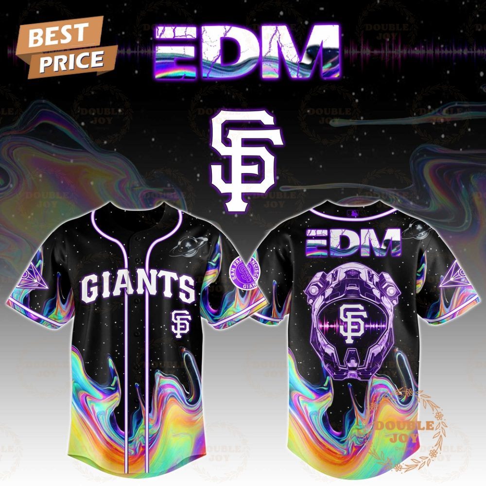 San Francisco Giants X Edm Pulsebeat Jersey Galaxy Edition Baseball Jersey