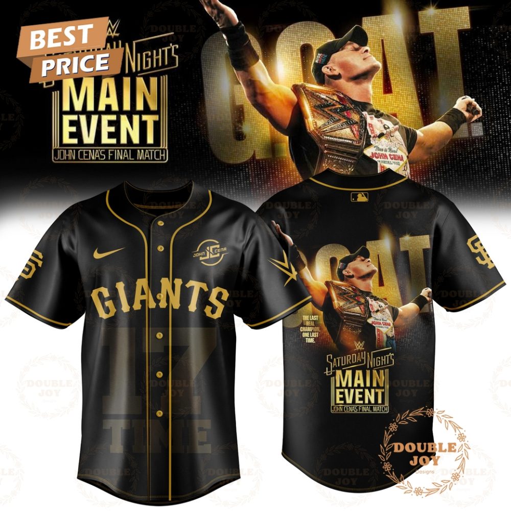 San Francisco Giants X John Cena Final Match 2025 Baseball Jersey