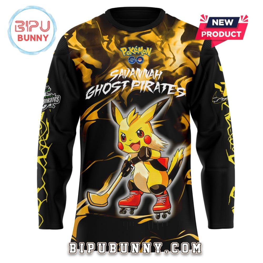 Savannah Ghost Parrots X Pokémon Go Hockey Jersey - Image 2