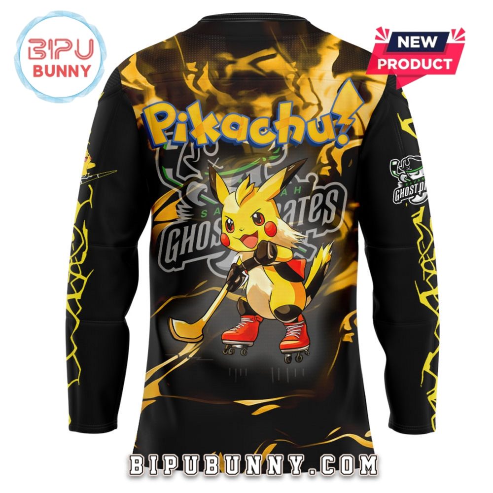 Savannah Ghost Parrots X Pokémon Go Hockey Jersey - Image 3