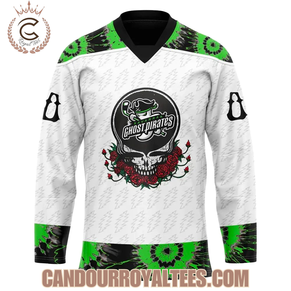 Savannah Ghost Pirates X Gratefull Dead Hockey Jersey - Image 2