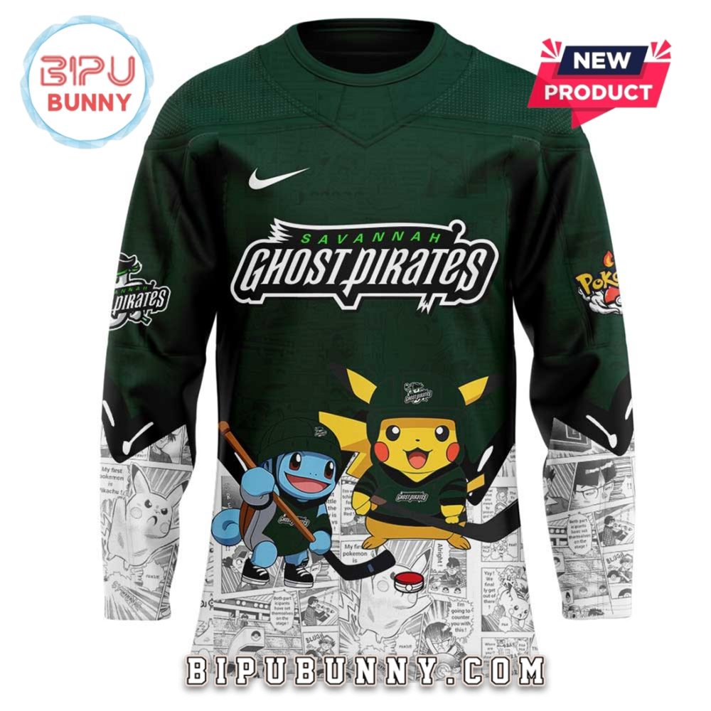 Savannah Ghost Pirates X Pokémon 2025 Hockey Jersey - Image 2