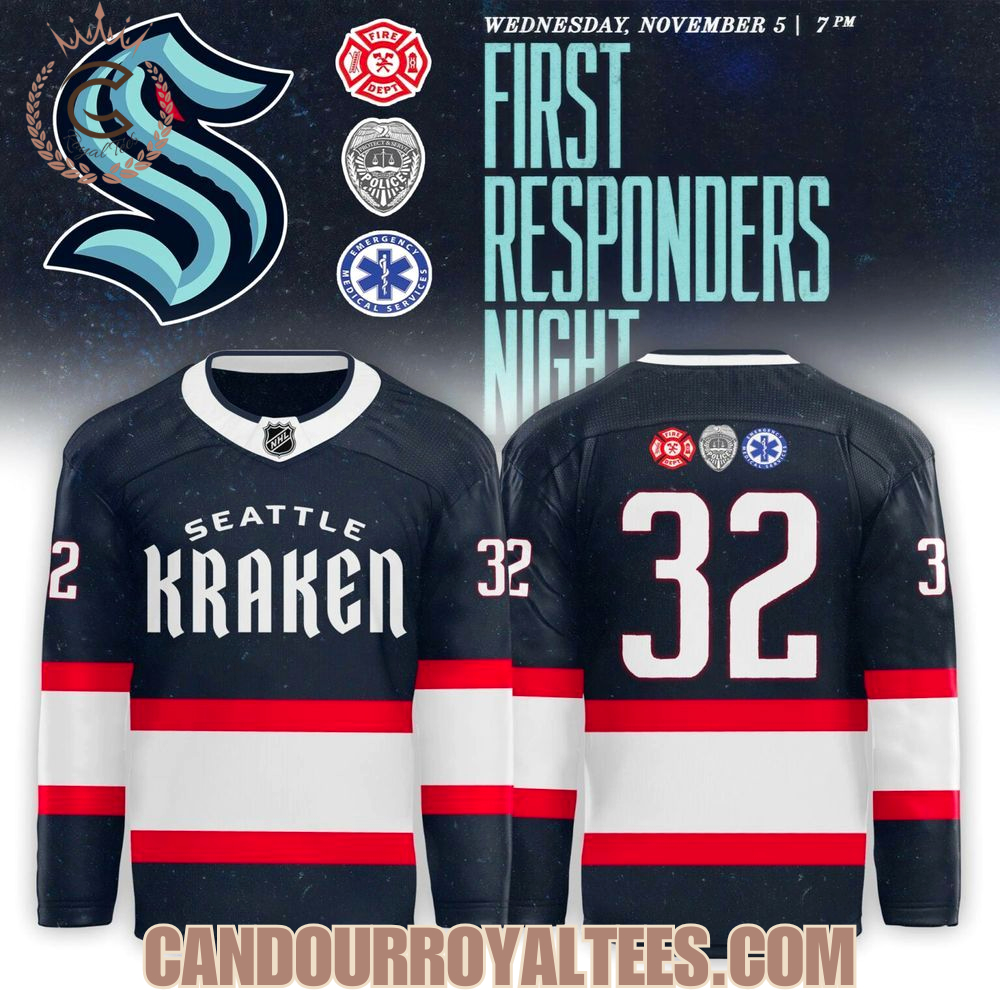 Seattle Kraken X First Responders Appreciation Night Jersey 2025