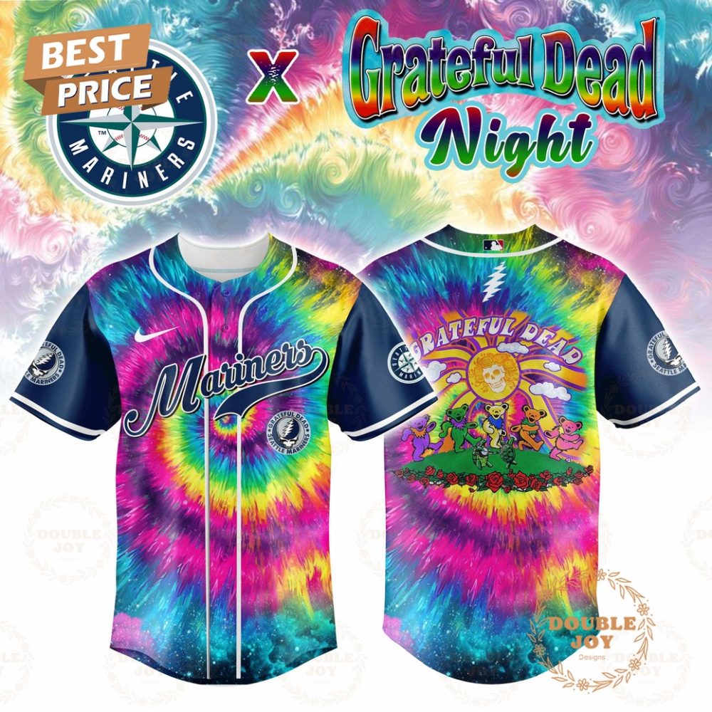 Seattle Mariners Grateful Dead Night 2025 New Special Edition Baseball Jersey