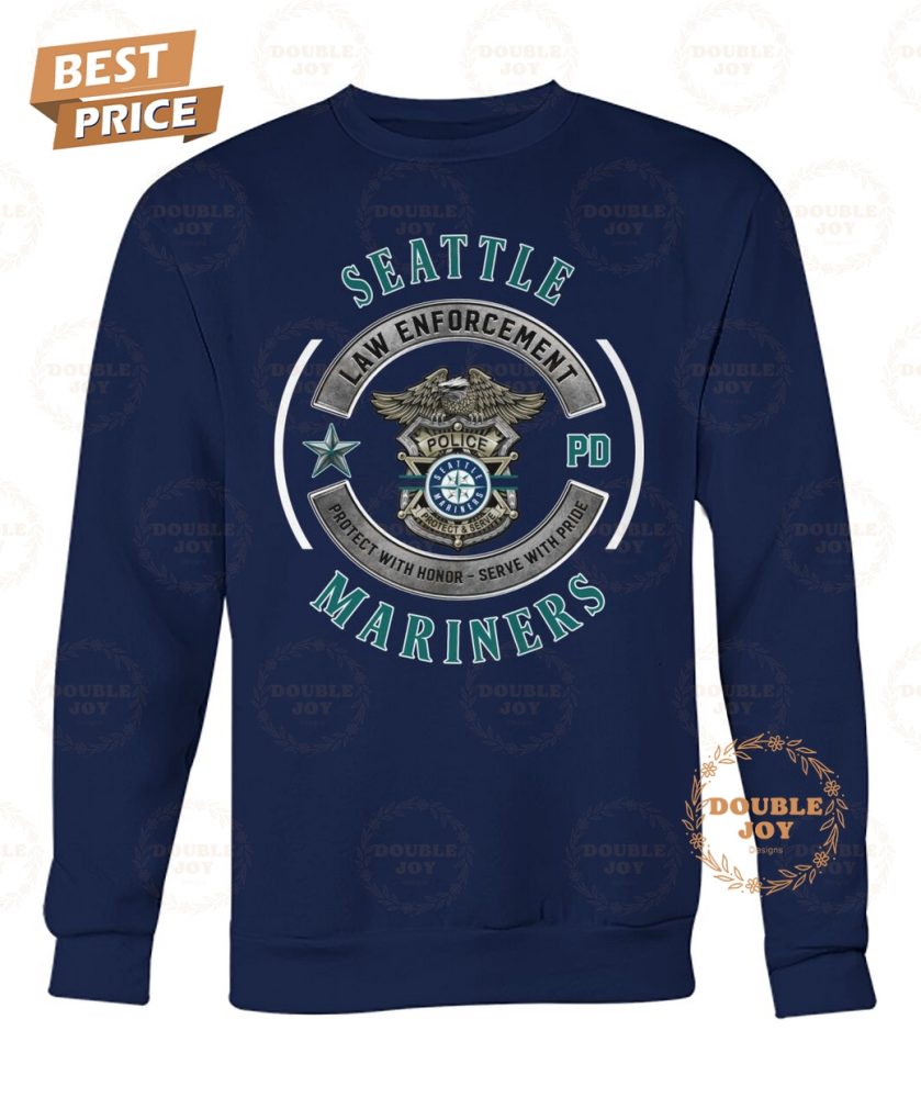 Seattle Mariners Law Enforcement 2025 Limited Edition T-Shirt - Image 2