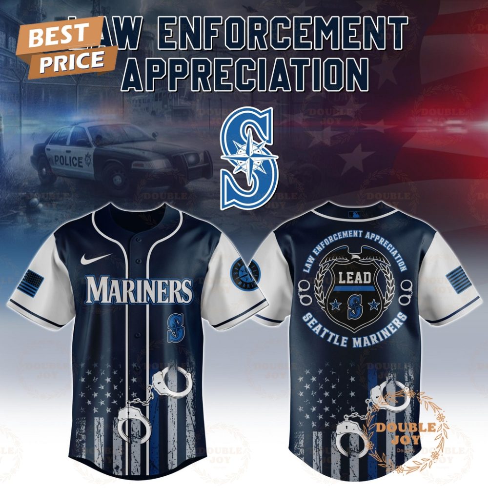 Seattle Mariners Law Enforcement Appreciation Day 2025 Special Edition Baseball Jersey