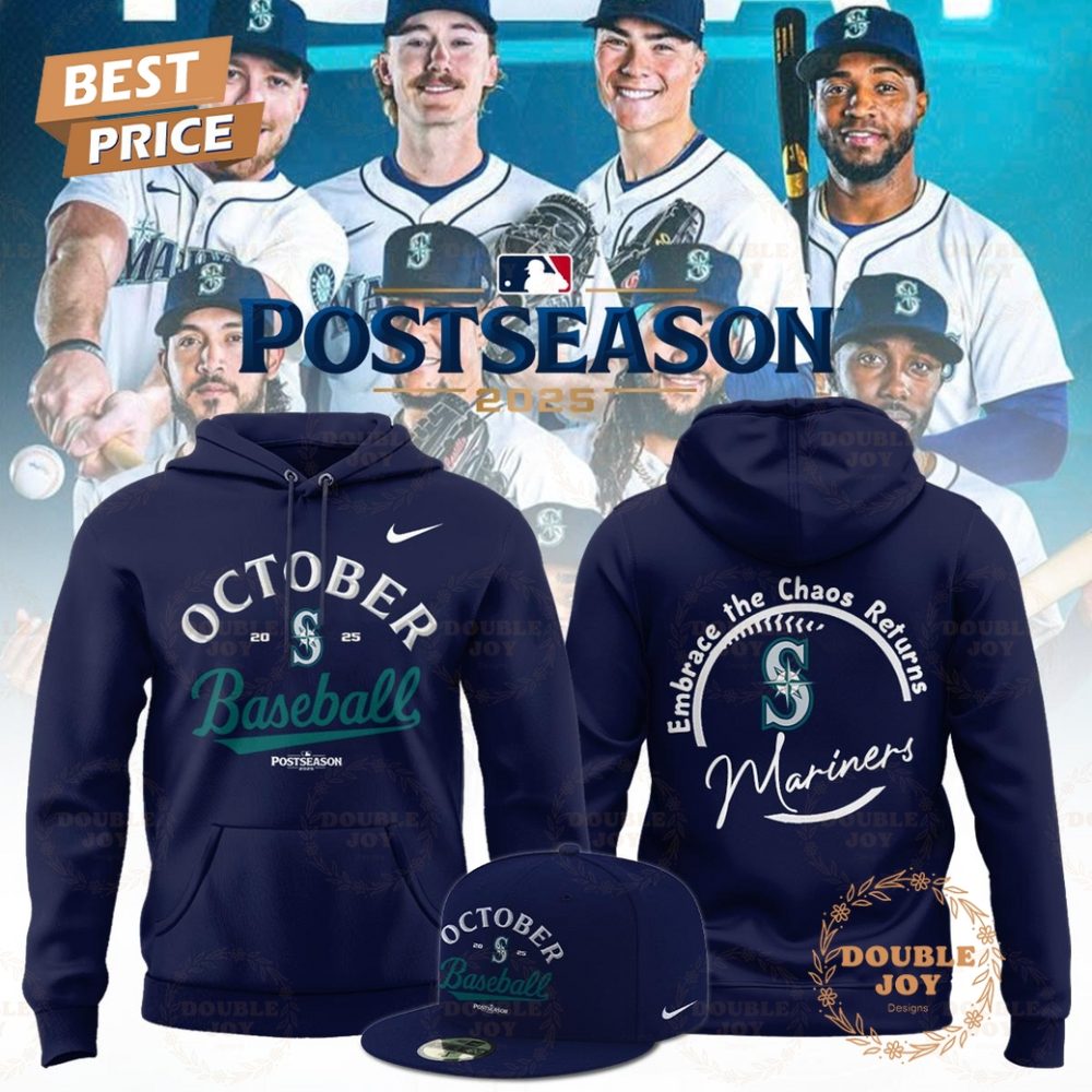 Seattle Mariners Mlb Postseason 2025 Hoodie