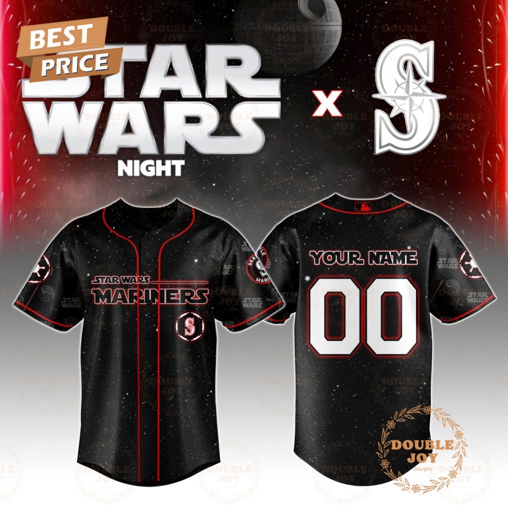 Seattle Mariners Star Wars 2025 Custom Name Limited Edition Baseball Jersey