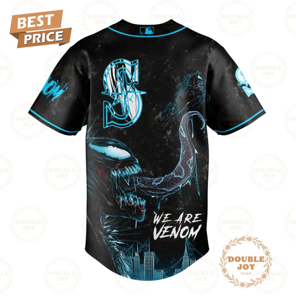 Seattle Mariners We Are Venom 2025 Special Edition Baseball Jersey - Image 3