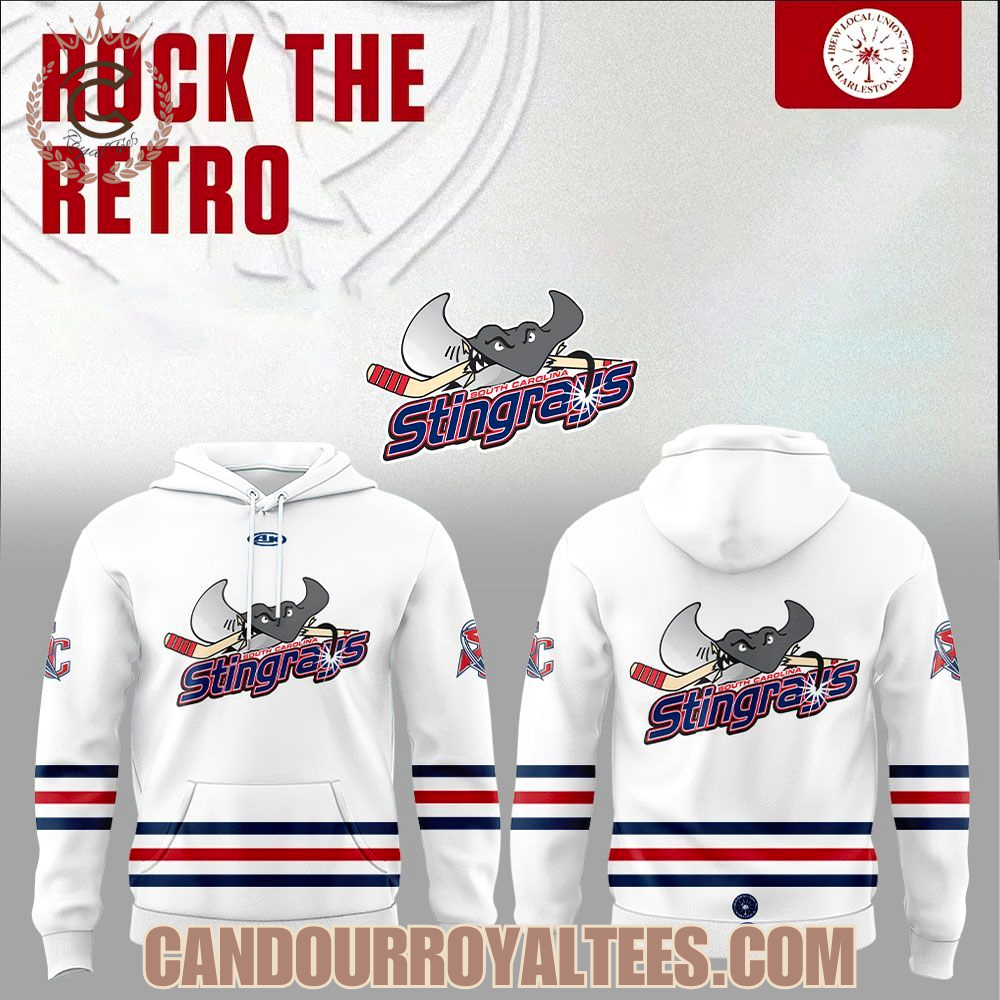 South Carolina Stingrays Rock The Retro Hoodie
