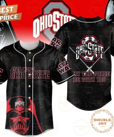 Star Wars X Ohio State Buckeyes May The Force Be With You Limited Edition Baseball Jersey