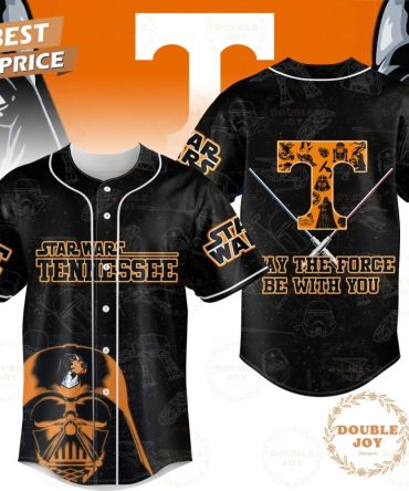 Star Wars X Tennessee Volunteers May The Force Be With You Limited Edition Baseball Jersey