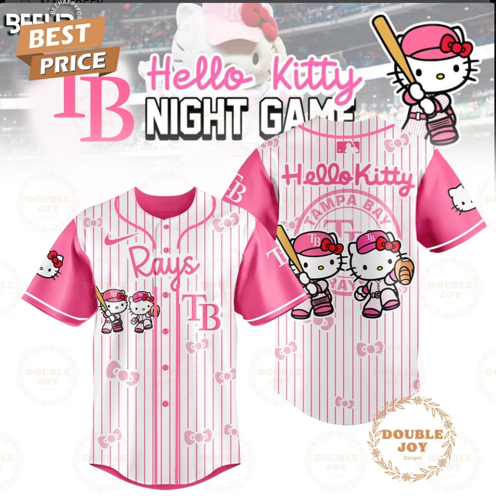Tampa Bay Rays 2025 Hello Kitty Night Game Limited Edition Baseball Jersey