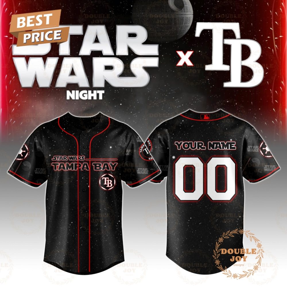Tampa Bay Rays Star Wars 2025 Custom Name Limited Edition Baseball Jersey