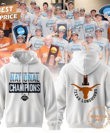 Texas Longhorns National Champions 2025 Ncaa Special Edition White Hoodie