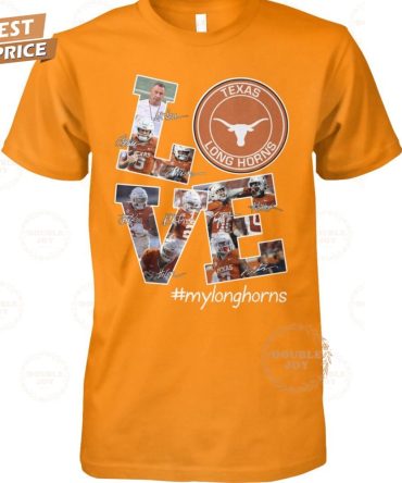 Texas Longhorns Ncaa "Love" T-Shirt