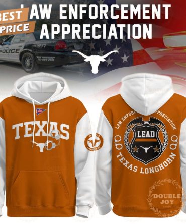 Texas Longhorns Ncaa X Law Enforcement Appreciation 2025 Hoodie