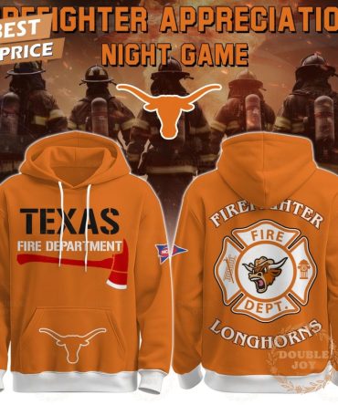 Texas Longhorns X Firefighter Appreciation Night Game V2 2025 Hoodie