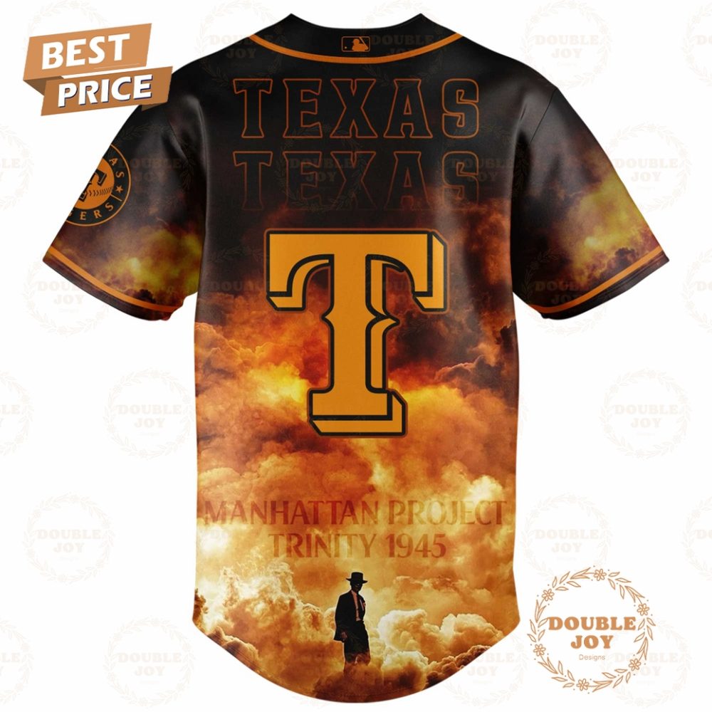 Texas Rangers Manhattan Project Trinity 1945 Limited Edition Baseball Jersey - Image 3