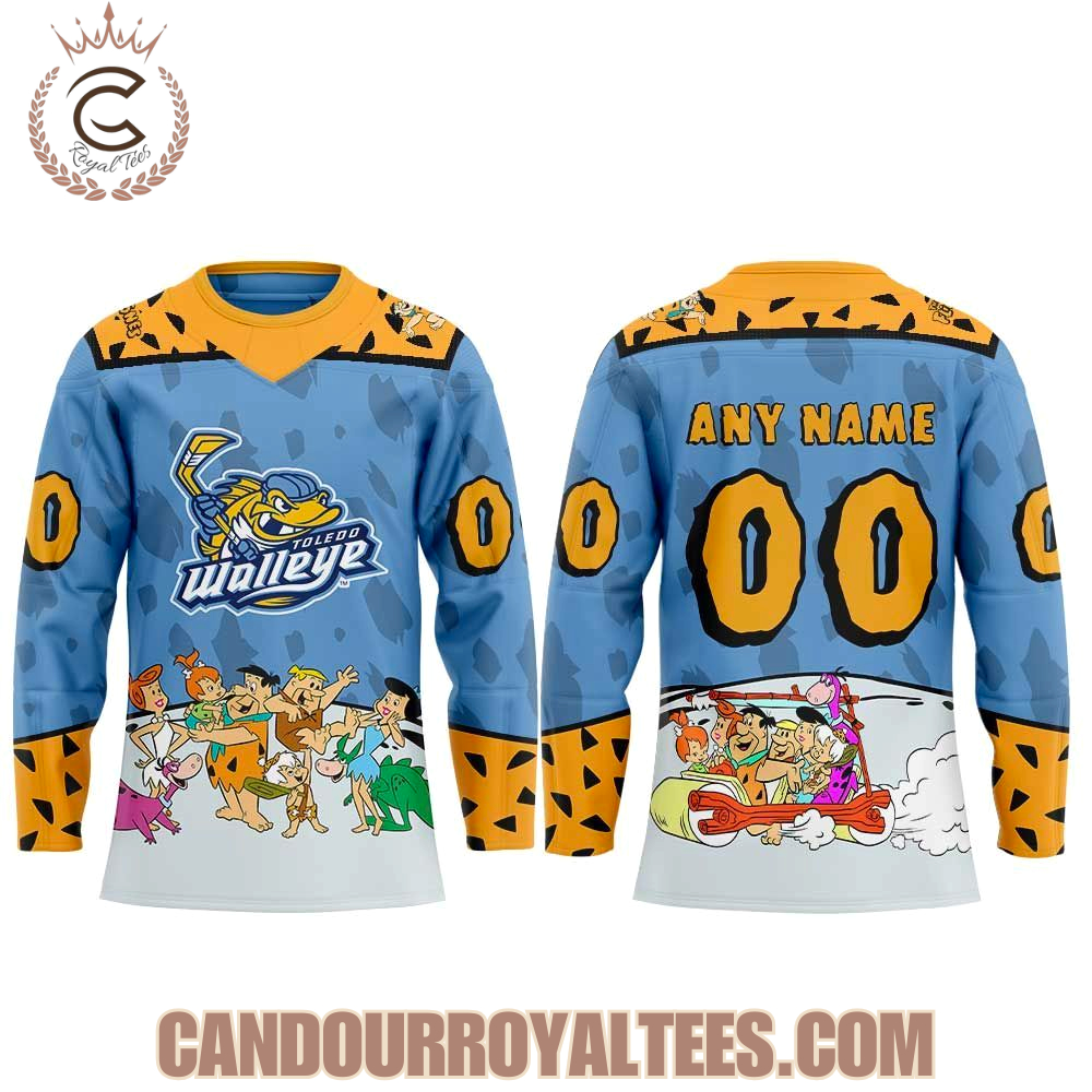 Toledo Walleye The Flintstone Night Hockey Jersey - Image 2
