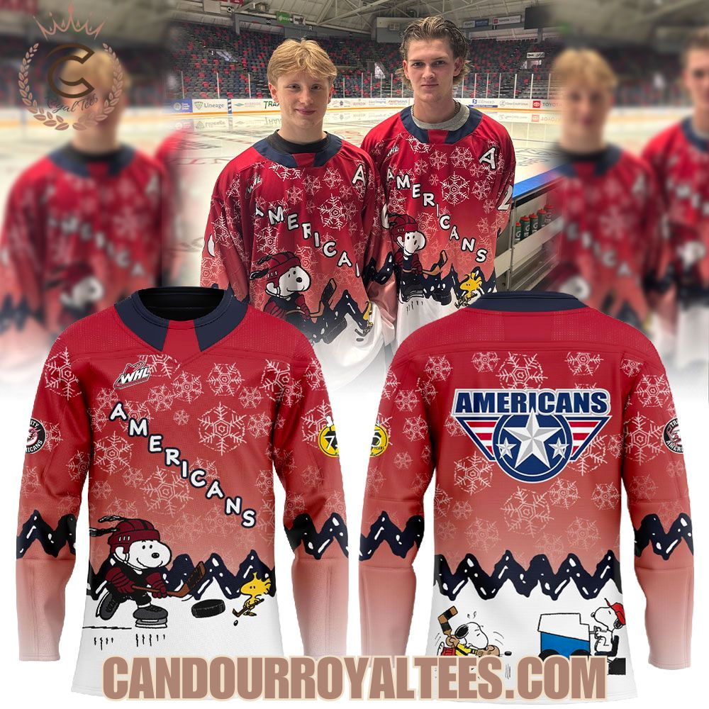 Tri-City Americans Peanuts Night Jersey