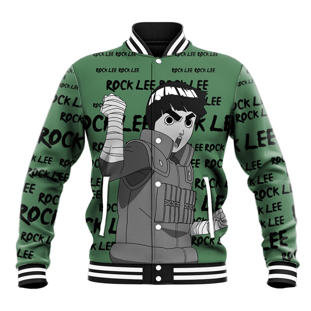 Rock Lee - Style Manga Baseball Jacket Ts04