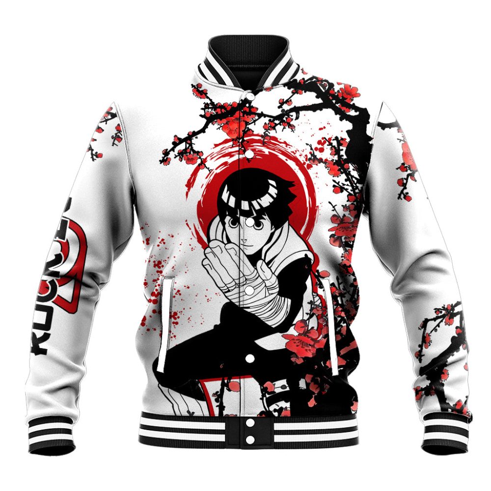 Rock Lee - Japan Style Anime Baseball Jacket Ts04