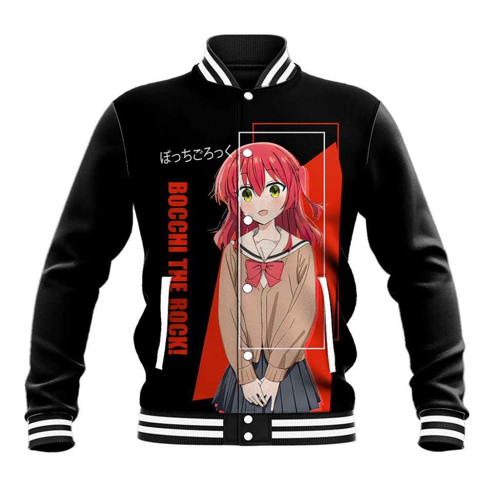 Ikuyo Kita Bochi The Rock! Baseball Jacket Anime Style Ts04