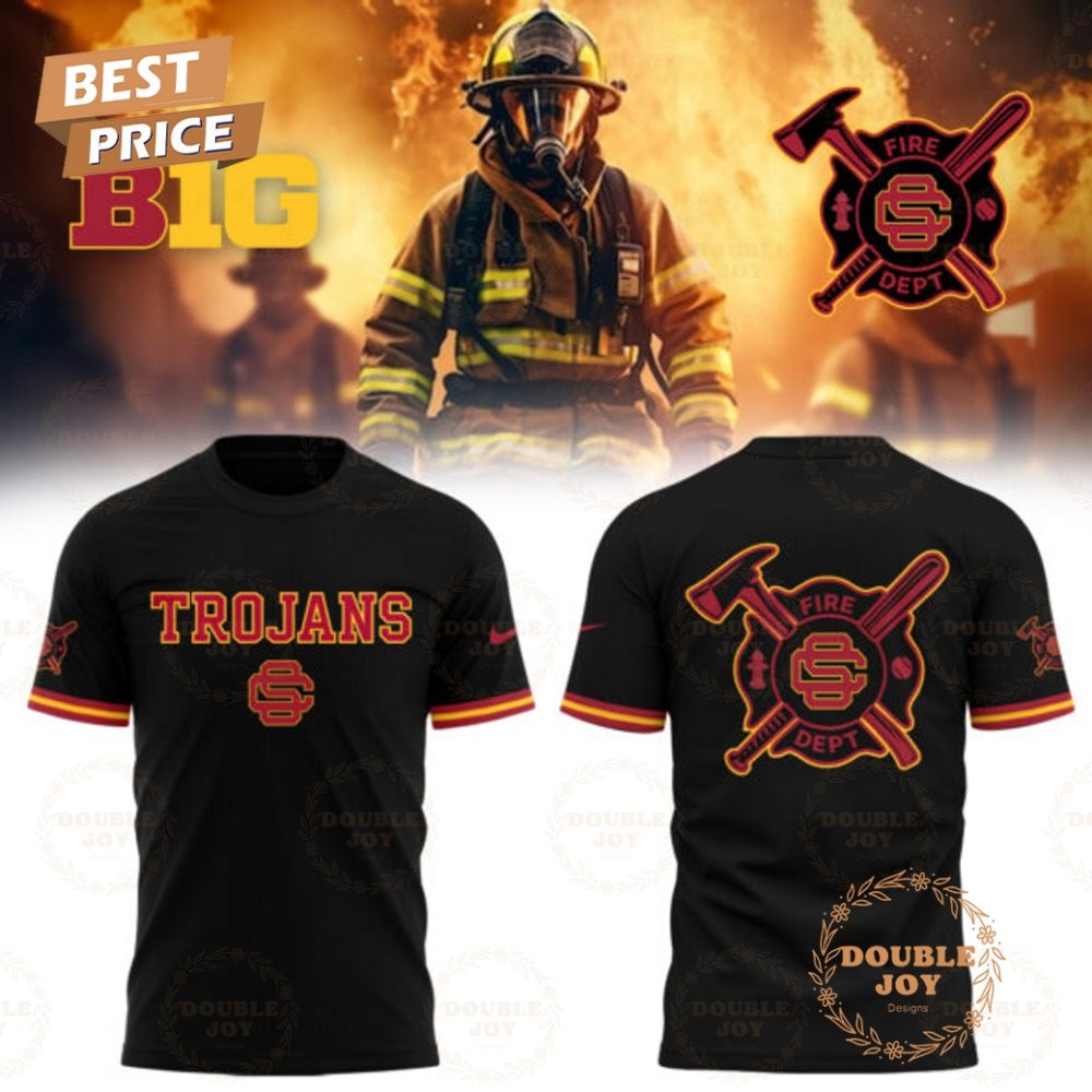 Usc Trojans Ncaa X Fire Dept 2025 New Edition Hoodie - Image 2
