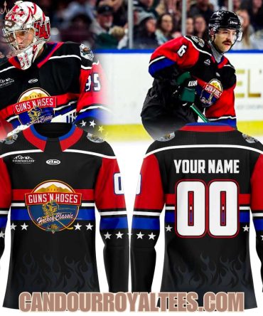 Utah Grizzlies Guns N’ Hoses Hockey Classic Hockey Jersey