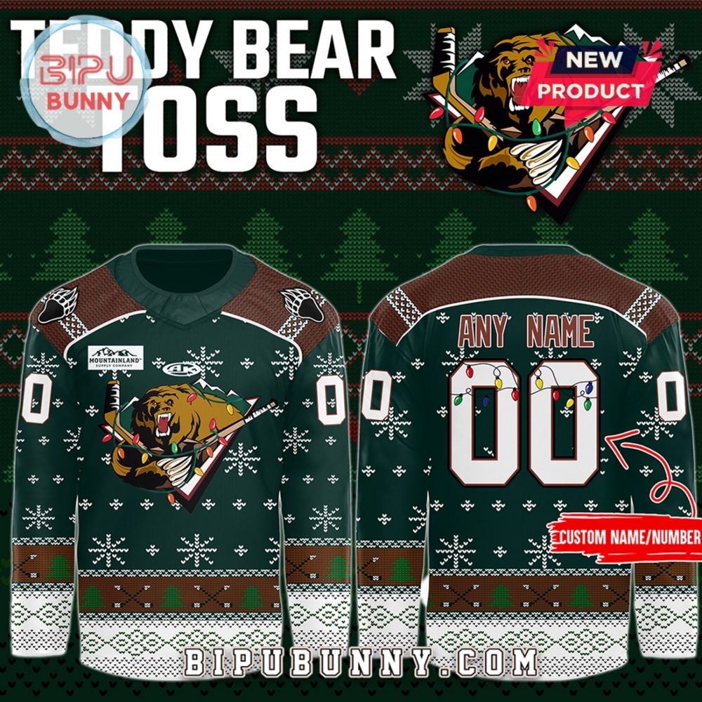 Utah Grizzlies X Teddy Bear Toss Hockey Jersey
