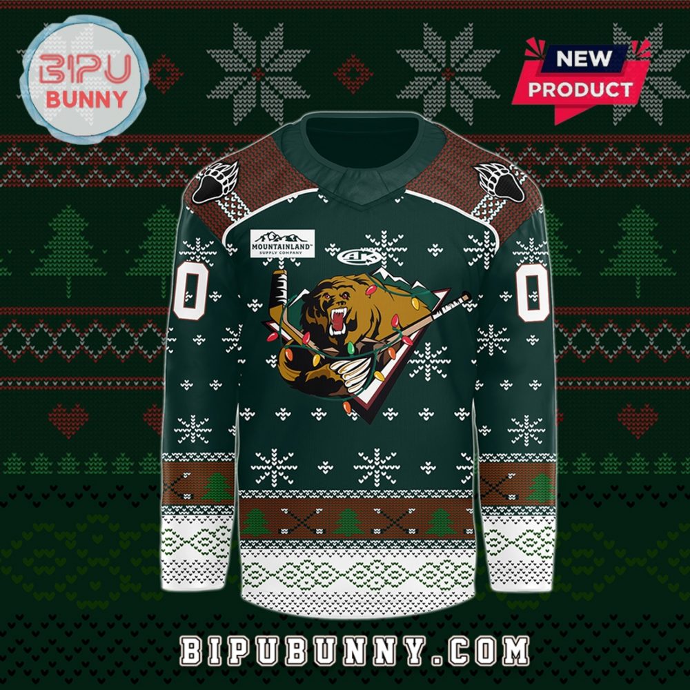Utah Grizzlies X Teddy Bear Toss Hockey Jersey - Image 2