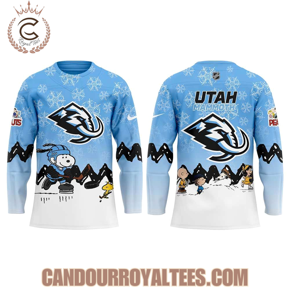 Utah Mammoth X Snoopy And Peanuts Jersey - Image 2