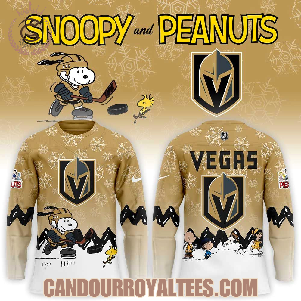 Vegas Golden Knights X Snoopy And Peanuts Jersey