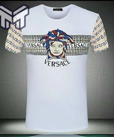 Versace T-Shirt, Versace Medusa Luxury Brand T-Shirt Outfit For Men Women