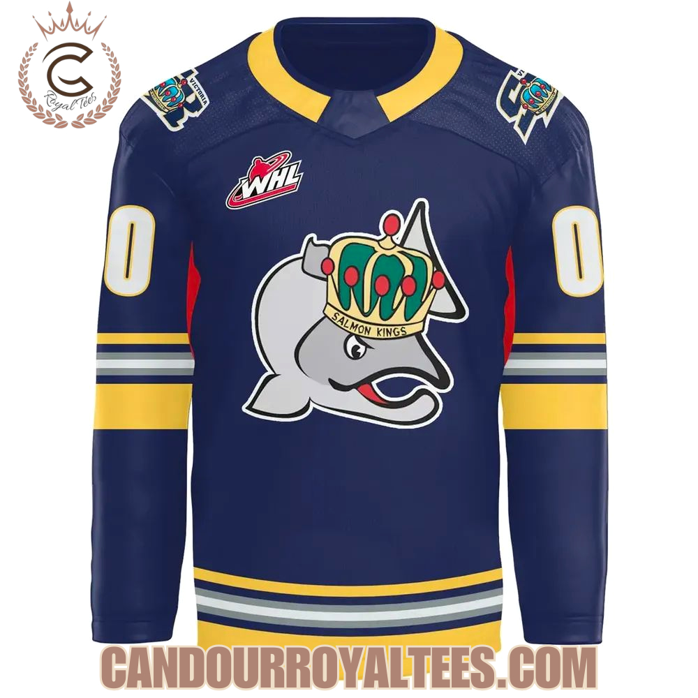 Victoria Royals Salmon Kings Hockey Jersey - Image 3