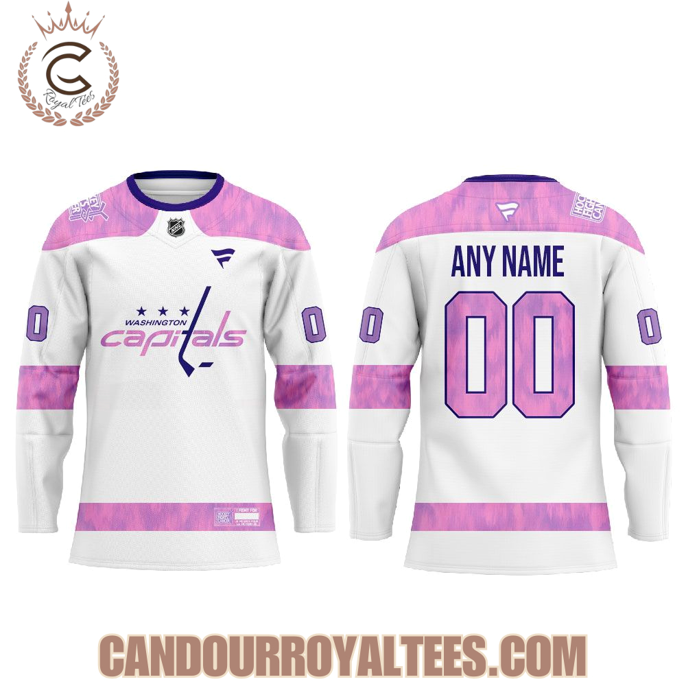 Washington Capitals 2025 Hockey Fights Cancer Jersey - Image 2
