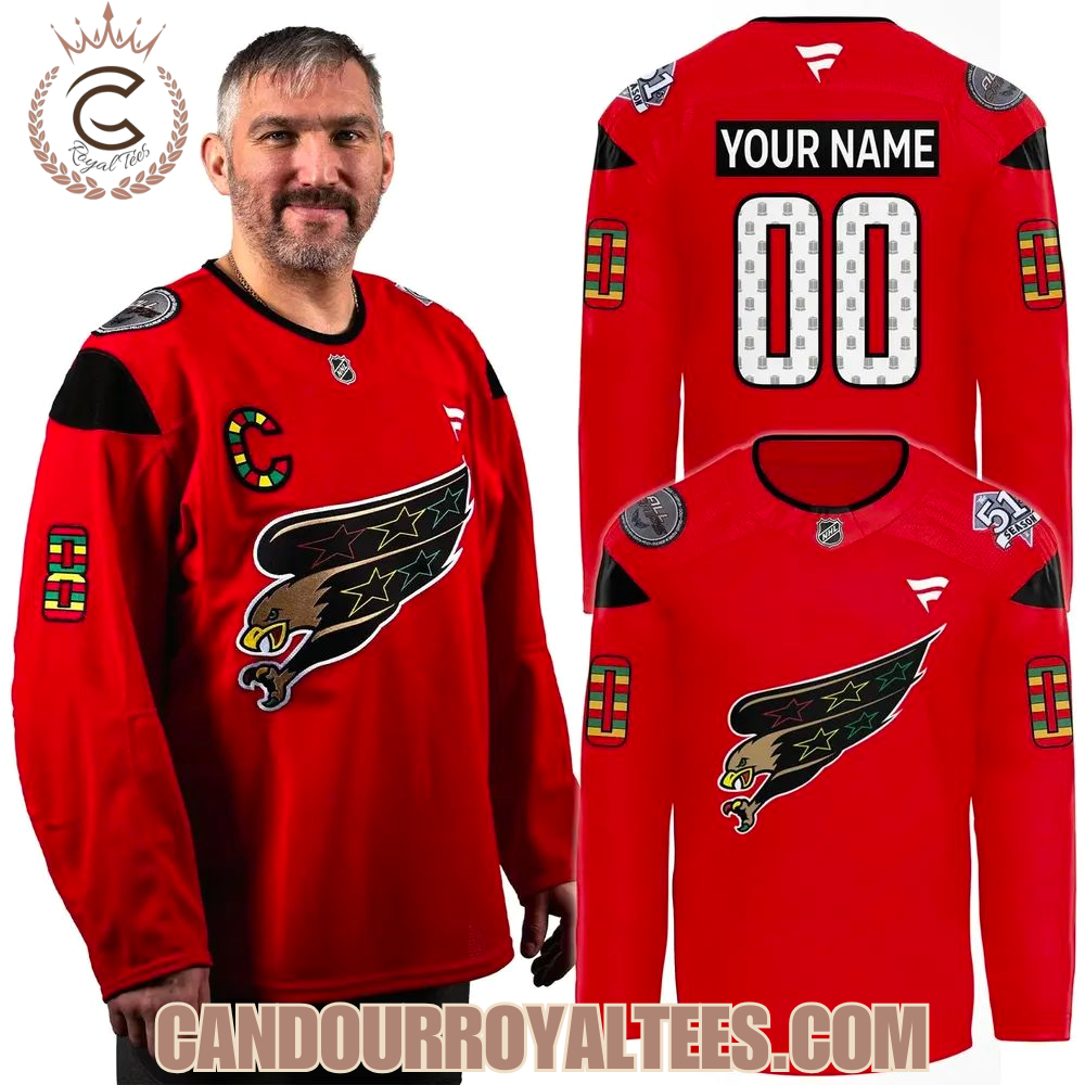 Washington Capitals Black History Auction 2026 Hockey Jersey