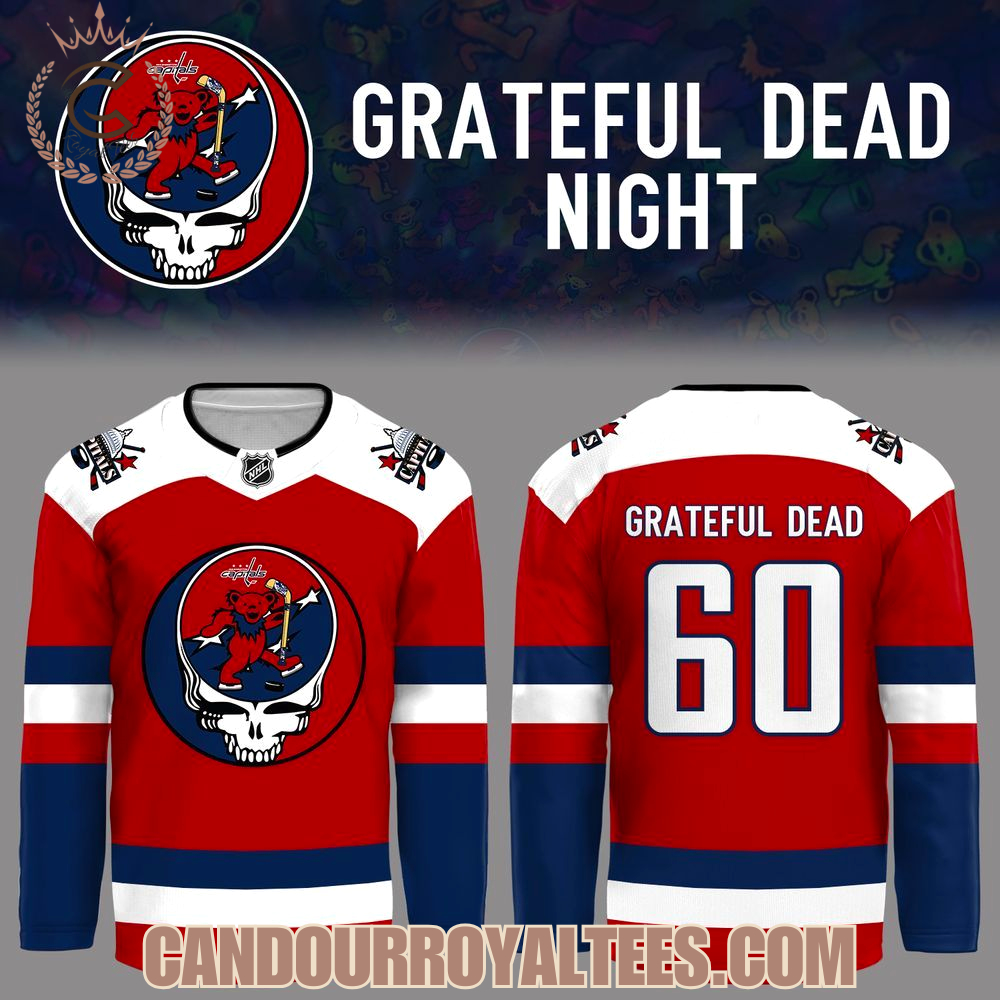 Washington Capitals Grateful Dead Night Jersey