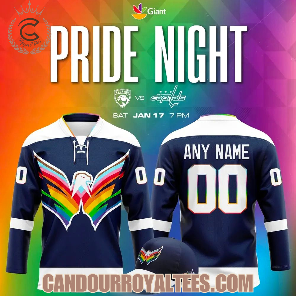 Washington Capitals X Pride Night Hockey Jersey