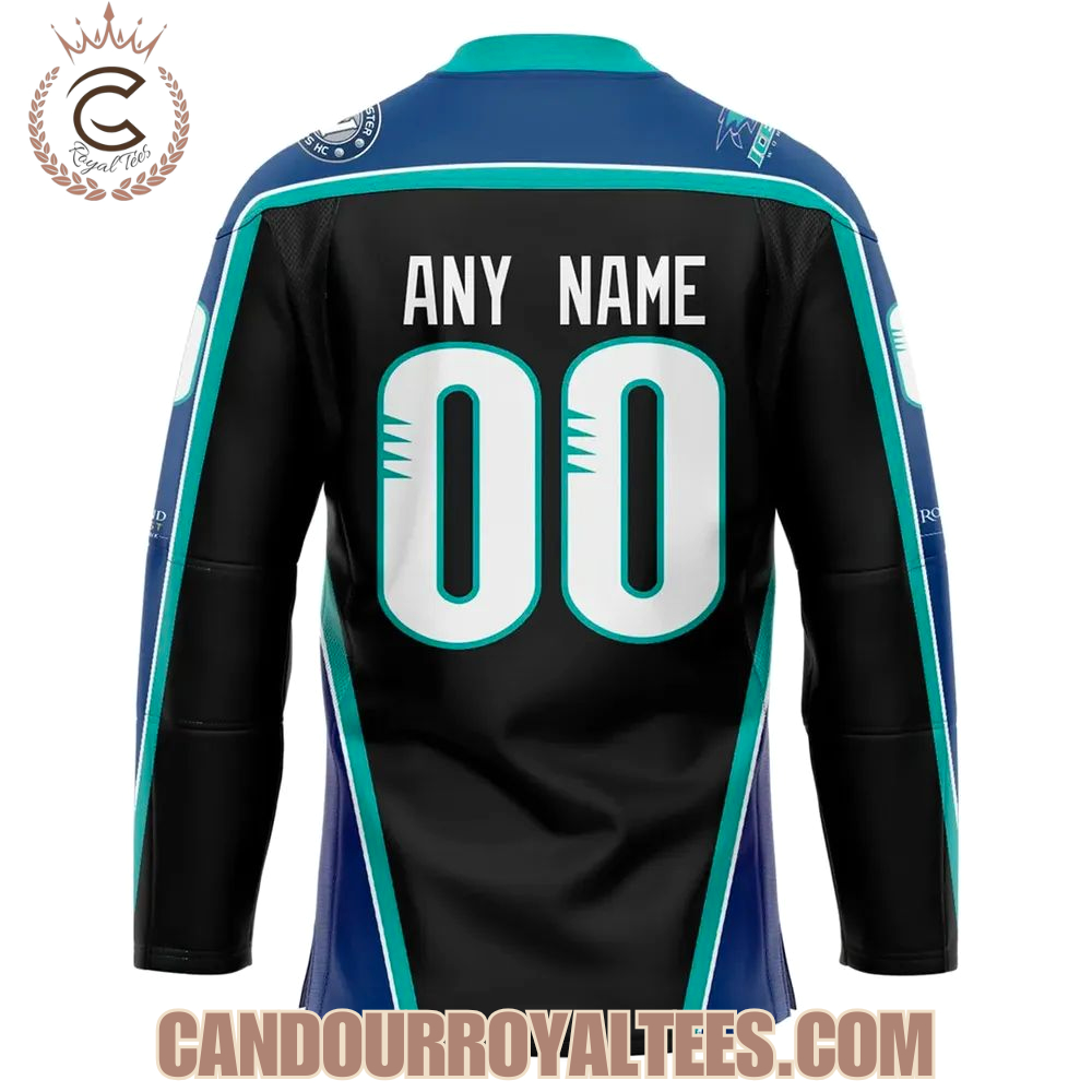 Worcester Railers Icecats Night Jersey - Image 3