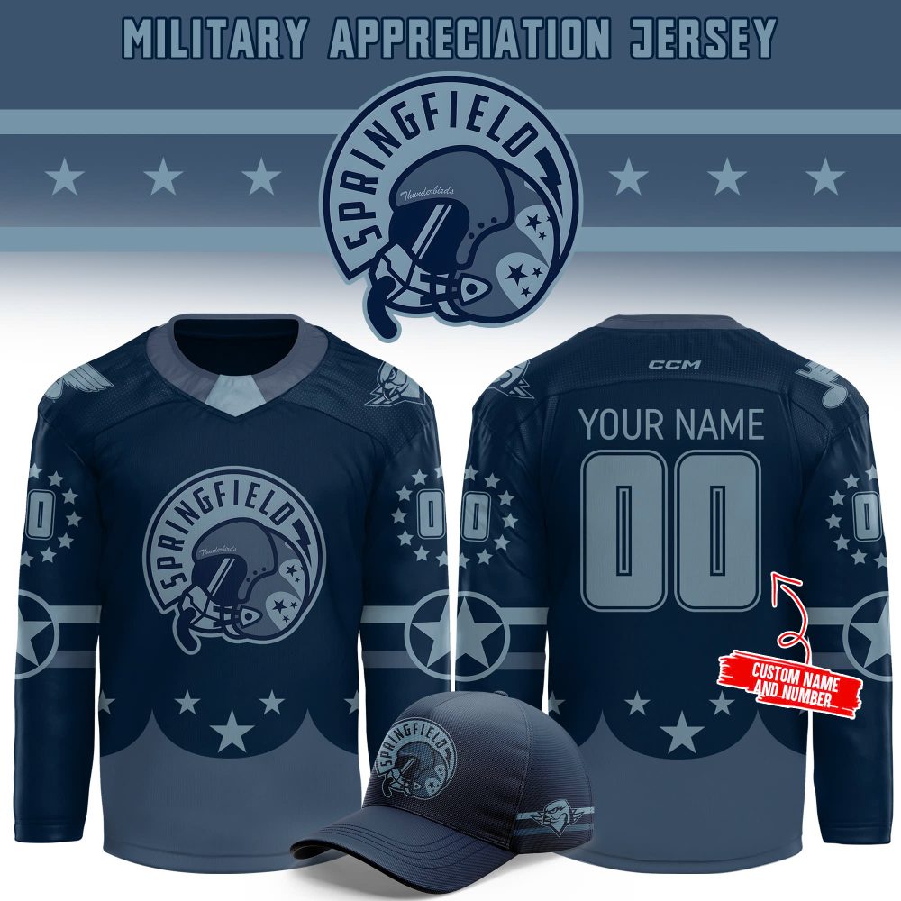 Springfield Thunderbirds Military Appreciation Jersey