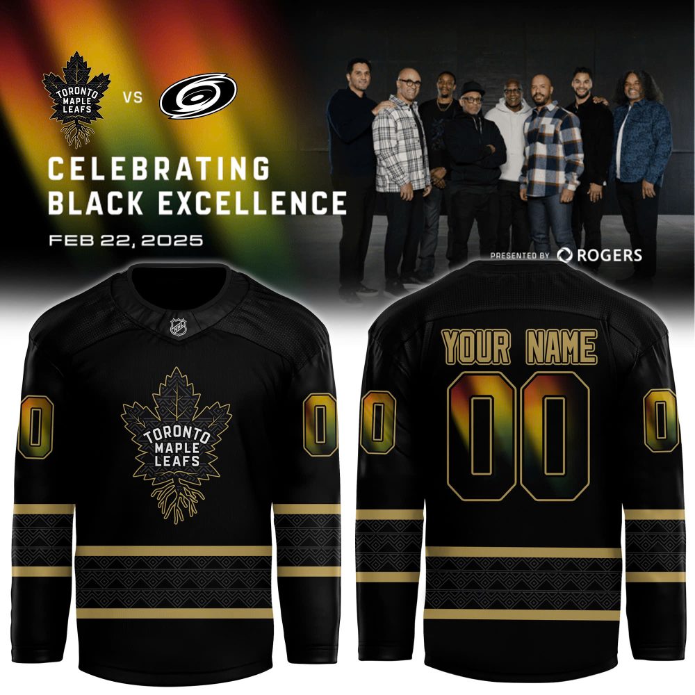 Toronto Maple Leafs X Celebrating Black Excellence Jersey